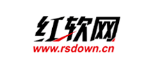 红软网logo,红软网标识