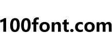 100font.com字体下载网logo,100font.com字体下载网标识